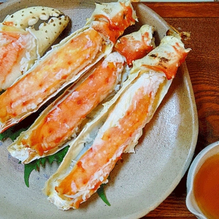 ジューシー焼きのコツ☆　「焼きタラバガニ」